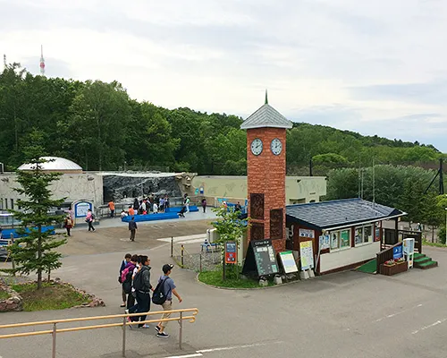 旭川動物園の風景