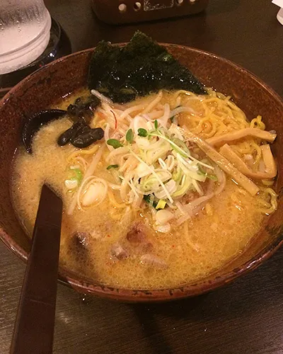 めちゃくちゃ美味しかった味噌ラーメン