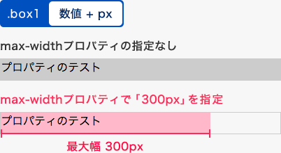 max-widthプロパティの指定例 パターン1