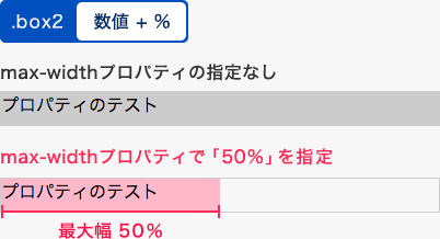 max-widthプロパティの指定例 パターン2