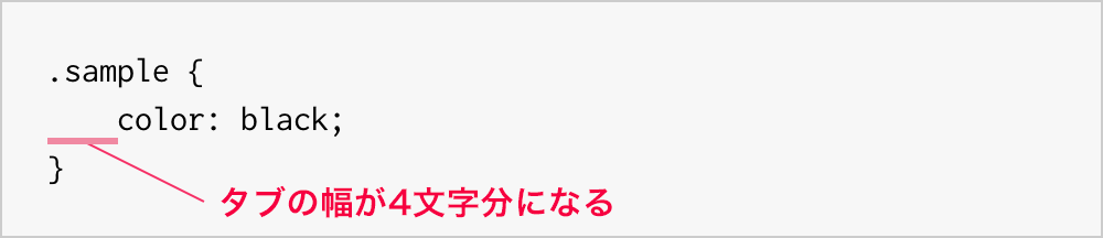 タブの文字数を変更した表示例