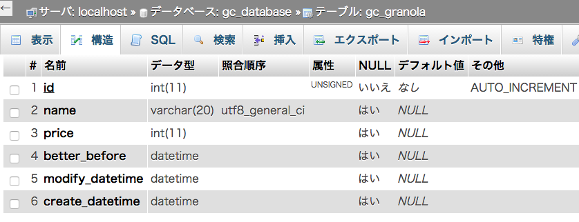 Mysqliでmysql Mariadbにテーブルを作成 Create Table Graycode Phpプログラミング