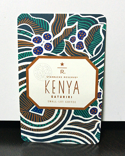 ケニア ガトゥリリの紹介カード（表面）
