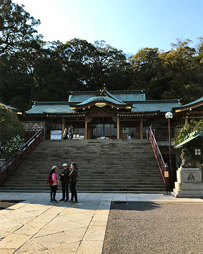 諏訪神社の拝殿